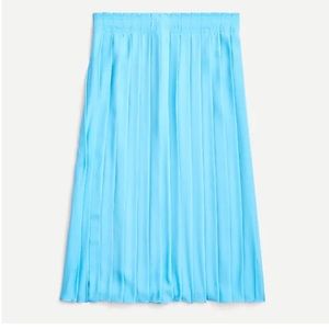 J.crew Pleated Skirt in Monaco Blue- Size 22